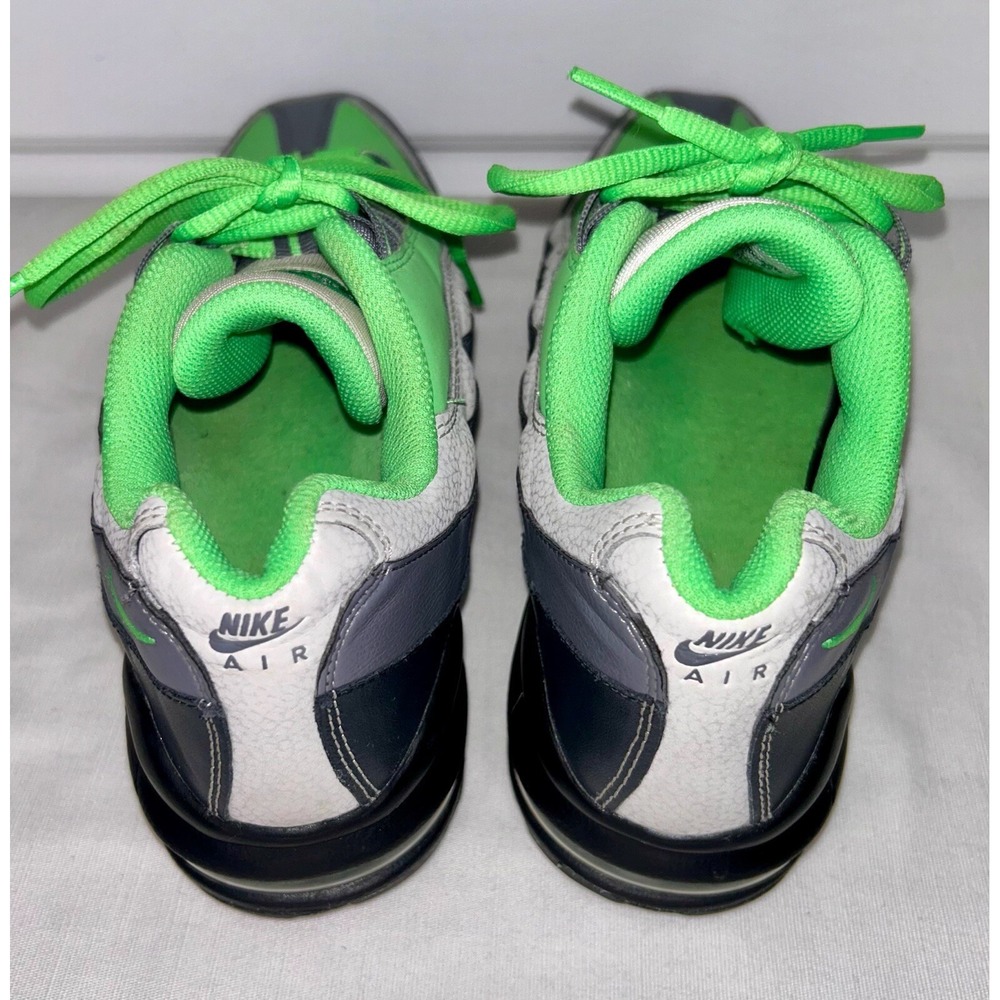 Nike Air Max 95 | Youth Size 7Y | Black Gray Green | 307565-046 | Authentic - Picture 8 of 10